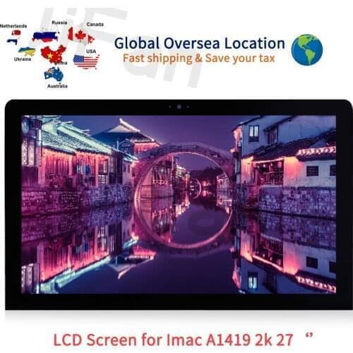 For IMac 27" LM270WQ1 SD F1 ( F2) A1419 2K LCD LED Screen Display Panel Assembly 661-7169 EMC 2546 2639