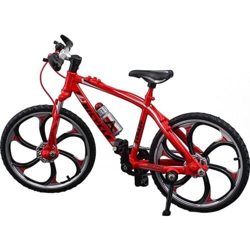 Mini Bicycle Model Wear-resistant Foldable Alloy Bike Ornament Bicycle Simulation Decoration Collection Toys For Children