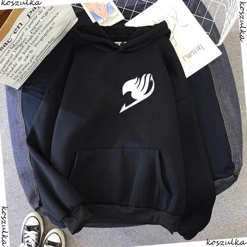 Hot Sale Cotton Fairy Tail Hoodie Women Hoodies Casual Pullover Hoodied Harajuku Sweatshirt Plus Size Hoody