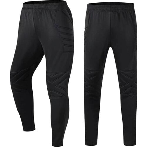 Men soccer pants Breathable sports training goalkeeper trousers adult futbol pants sponge protective Goalkeeper pants