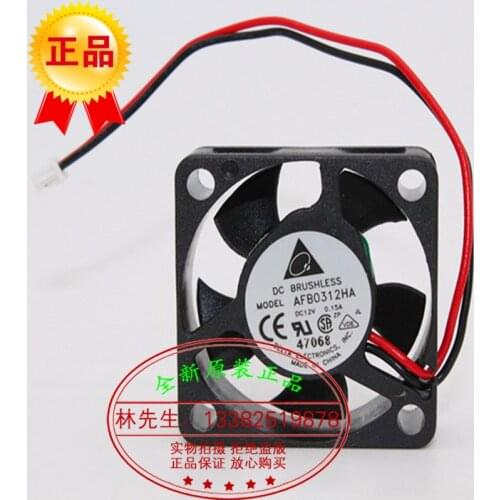 NEW DELTA AFB0312HA 3010 12V 0.15A 3CM double ball bearing 3D printer cooling fan