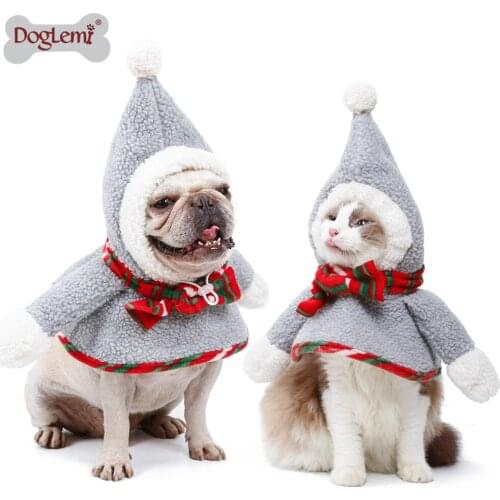 Dog and cat clothing for small dogs christmas New Years clothing Pet puppy dog supplies dog clothing winter snowman costume