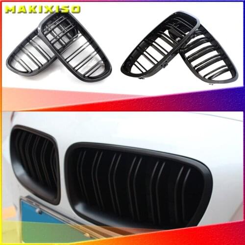 Front Kidney Grilles Gloss Black For BMW F18 F10 F11 5 Series 2010 2011 2012 2013 2014 2015 2016 Replacement Racing Grilles