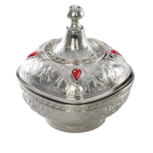 Tombik Sugar Bowl 5 Different Color Options High Quality Silver Plated Suitable For Sugar Presentation 155