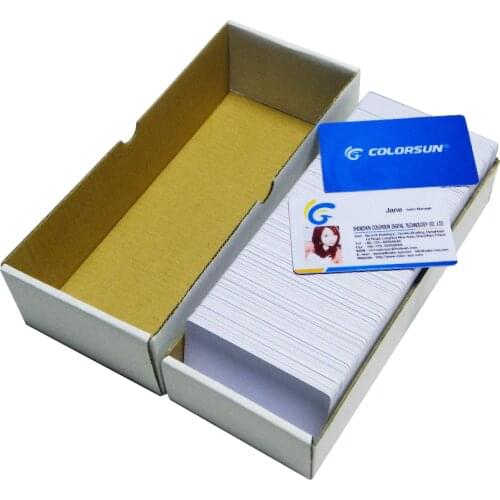 Inkjet PVC card printable pvc business cards for Epson printer without chips on high quality