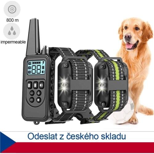 Training dog snack bag 800m Wearable dog barking device dog supplies waterproof dogs accessories shock vibration sound