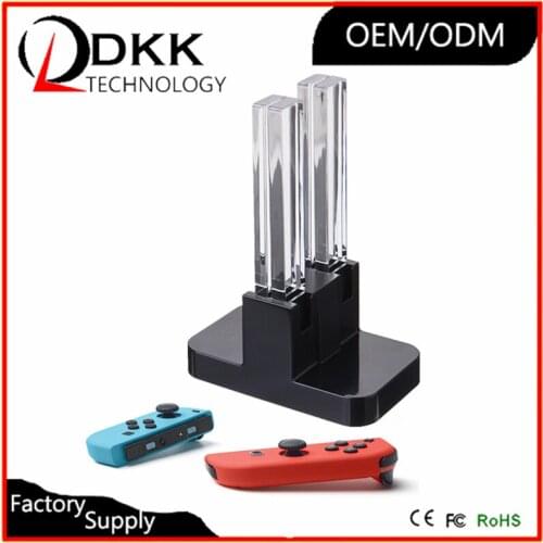 Charging Dock Station Charger Cradle For Nintendo Switch 4 Joy-Con LED lights show charging status 4 in 1 Charging Dock for NS
