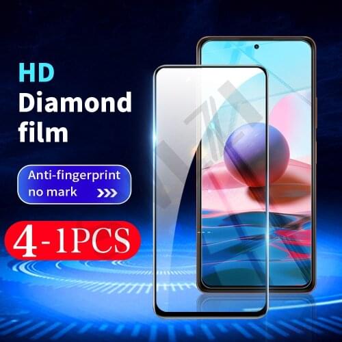 4-1Pcs phone screen protector smartphone for Redmi 9 9i 9T 9A 9C on the tempered glass note 9T 9s pro MAX protective film