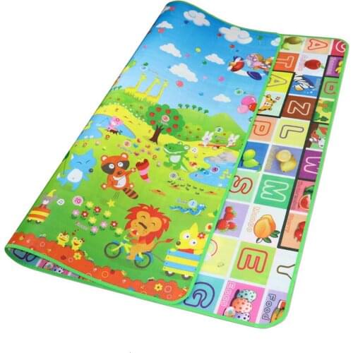 0.5cm Thick Baby Play Mat Crawling Mat Double Surface Baby Carpet Rug Animal Car+Dinosaur Developing Mat for Children Game Toys