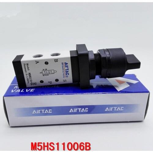 10PCS/LOT M5-HS110-06B Selective Manual Valve of AIRTAC Original Authentic M5 Series Machinery Valve