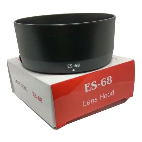 10pcs/lot New ES68 ES-68 Camera Lens Hood for Can&n-EOS EF 50mm f/1.8 STM 49mm lens protector with package box