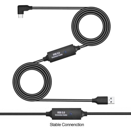 8M/ 26FT VR Extension Cable USB3.0 Stable Data Line Type A To C USB Headset Cable For Oculus Quest Link Steam VR Accessories
