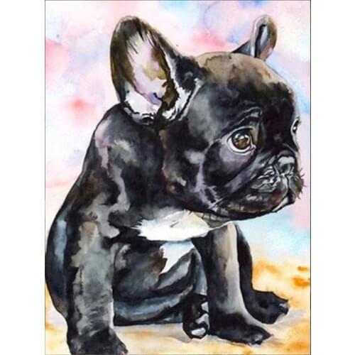 Diamond Painting Dog Cross Stitch Kit 5D DIY Diamond Embroidery Animal Handmade Gift Home Decoration Diamond Art Painting