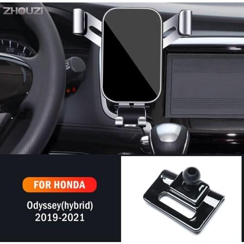 Car Mobile Phone Holder Mounts GPS Stand Gravity Navigation Bracket For Honda Odyssey Hybrid 2019 2020 2021 Car Accessories