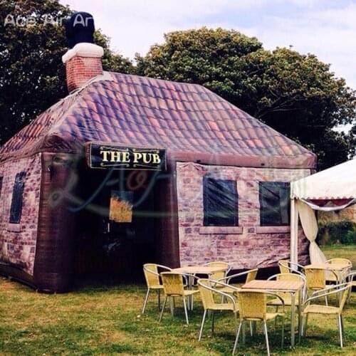 Large portable inflatable bar house tent air irish beer pub tent party promotion tent for outdoor events