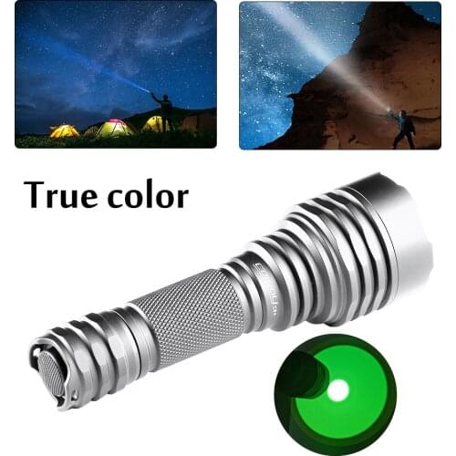 Convoy C8+ with KP CSLNM1.F1 Green Light Flashlight with Temperature Control