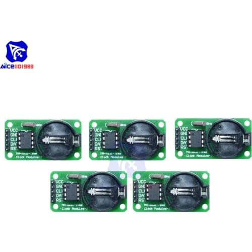 Diiymore 5PCS/Lot DS1302 Real Time Clock Module for Arduino AVR ARM PIC SMD