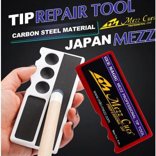 Original MEZZ Tip Repair Tool ShaperGrinding Hole Slice Burnisher Tapper 4 in 1 Multifunction 4 Colors Billiard Accessories