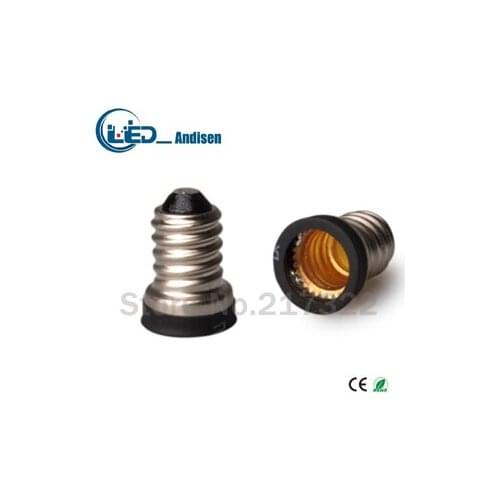 E14 TO E12 adapter Conversion socket High quality material fireproof material E12 socket adapter Lamp holder