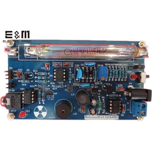 Portable Handle Geiger Counter DIY Kit Nuclear Radiation Detector With Miller GM Tube Gamma Beta Ray suit for Arduino