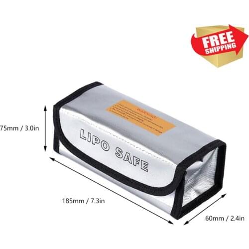 RC Radio control car Lipo battery explosion-proof bag fire-retardant safety package option upgrade parts