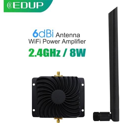 EDUP WIFI Booster Amplifier 2.4G 8W 802.11N Wireless WIFI Long Range Extender for Wireless Repeater Router Signal Amplificador