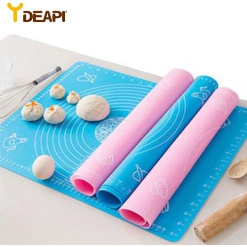 Ydeapi Silica gel kitchen kneading pad biscuit cake baking pad tool thick non-stick rolling pad pastry accessories sheet pad