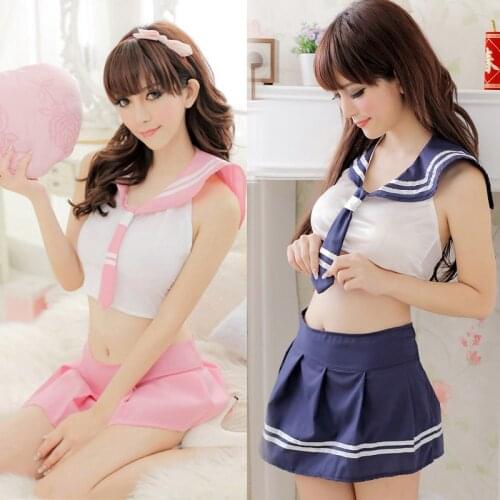 Women Sexy Lingerie Cosplay Costume Stundent Uniform Lingerie Sexy Costume Babydoll Underwear Porn Dress Erotic Lingerie
