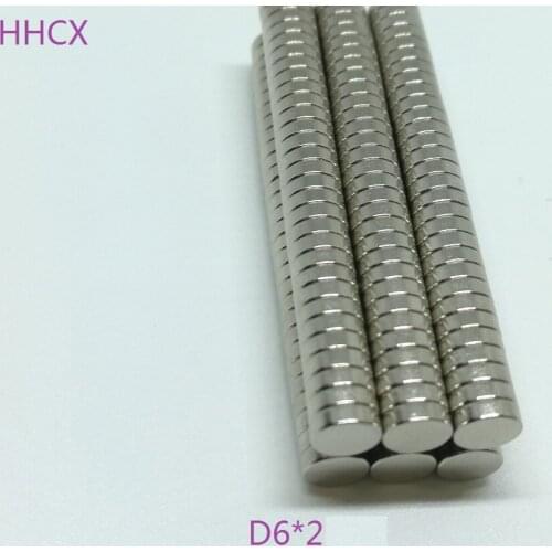 10 20 50 100pcs/lot Disc magnet 6*2 N35 NdFeB Magnet 6x2 Magnets 6 x 2
