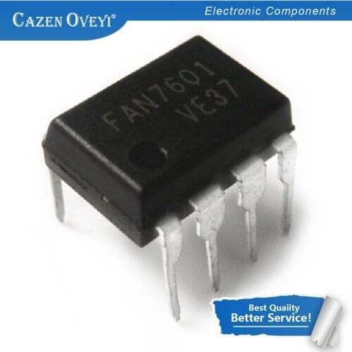 10pcs/lot FAN7601 FAN 7601 DIP-8 In Stock