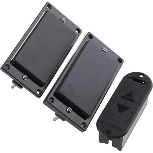 2pcs Closed Type Active Double Coil Humbucker Pickups Bridge and Neck Set for Electric Guitar Parts