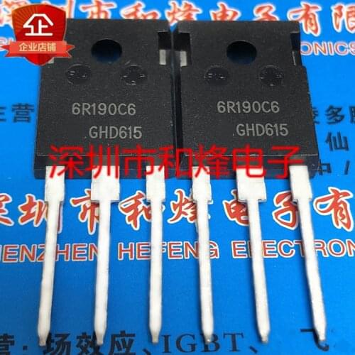 5PCS 6R190C6 IPW60R190C6 TO-247 650V 20A 100% New&original