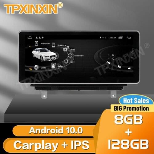 Carplay Car Radio Stereo Receiver Android For Audi Q3 2011-2013 2014 2015 2016 2017 2018 DSP Car GPS Player Auto Audio Head Unit