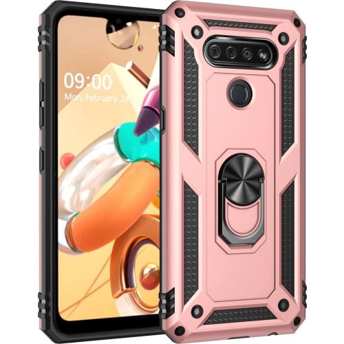 Mokoemi Iron Armor Shock Proof sFor LG K51 Case For LG K51 ell Phone Case Cove