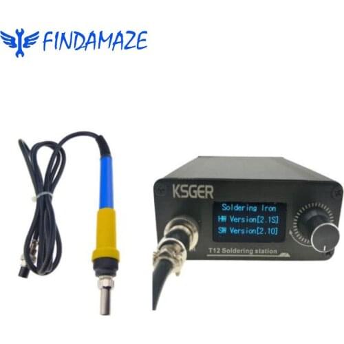 FINDAMAZE V2.1S T12 Digital Temperature Controller Soldering Station Electric Soldering Iron + 907 Handle COD