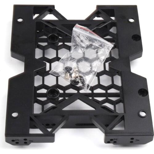 Heretom 10pcs 5.25" To 3.5" 2.5" Tray Bracket Mounting Cooling Fan HDD Adapter SSD Hard Drive W/Screws