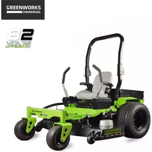 Greenworks 82V Electric Lawn Mower 168Ah 4 Hours Battery Life Large Capacity Lithium Battery Driver Zero Turn Riding Mower