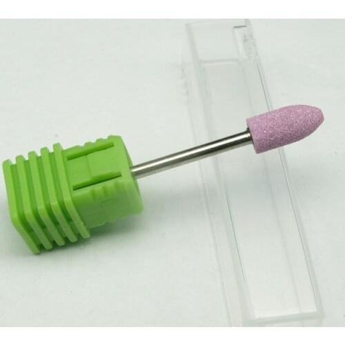 EasyNailCeramic Stone Nail Drill Bit 3/32" Korund Burr Bits For Manicure Electric Nail Drill Accessories Milling Cutter