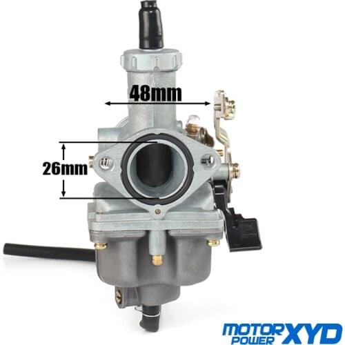 PZ26 26mm Motorcycle Carburetor Used For Honda CG125 CG150 CG200 TTR250 motorbike Dirt Bike ATV Moto Model