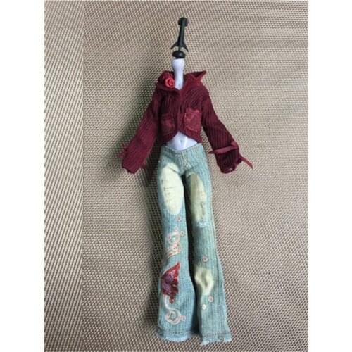 Doll Clothing Set Fashion Casual Wear Handmade Clothes Outfit Doll Clothing Set For 1/6 Doll Dressing Toy Monstering Doll Dress