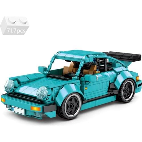 2021 NEW City High-tech Supercar Pull Back Building Blocks Kit Bricks Racing Car Speed Champions Toys For Children Birthday Gift