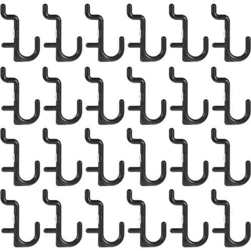 50PCS Peg Board Hooks Plastic J Style Display Hook Shelf Hanging Storage Hook Replacement Peg Hooks For Peg Board Organizer