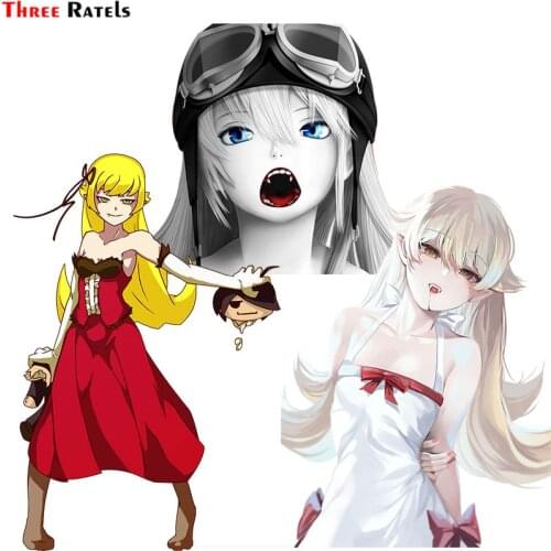 Three Ratels FC987 vampires anime girls blood Oshino Shinobu-Monogatari Series stickers for passat b5&laptop& macbook car decal
