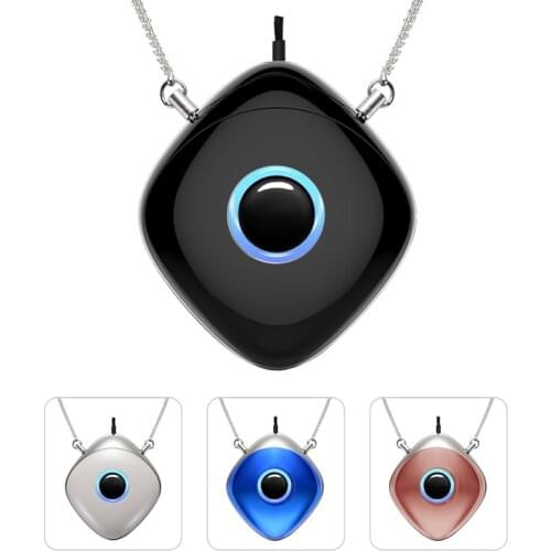 Necklace USB Mini Portable Smart Air Freshner Ionizer Negative Ion Generator Personal Wearable Deodorizer Machine Air Purifier
