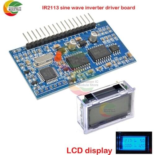 Pure Sine Wave Inverter Driver Board EGS002 "EG8010 + IR2110" Driver Module + LCD Set DC-AC SPWM Boost Driver Board IR2113 Modu