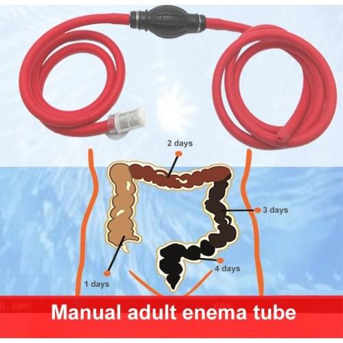 Coffee Enema Shower For Bidet Cleaning Ass Enema Washing Shower Anus Cleaning With Hand Pump Anal Cleaner Bidet Enema Tube