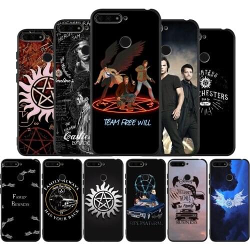 Supernatural tv show Black TPU Silicone Soft Phone Case For Honor 8X 9 8 10 20 30 Lite Pro MATE 9 10 20 30 Pro Lite