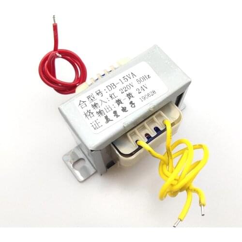 Transformateur 220v 24v EI5725 15W 15VA 220 EI5725 15W 15VA 220V to 24V AC 24V transformer 0.625A AC24V power supply transformer