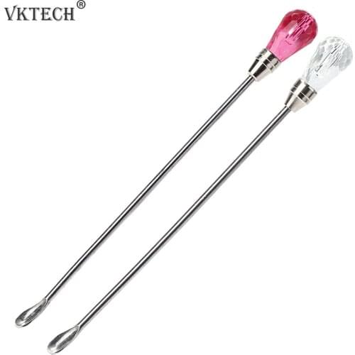 Wax Pills Mix Tools Stainless Steel Mixing Spoon for Burning Melted Seal Wax Pills Bead Stirring Stick Rod Seal Wax Tool