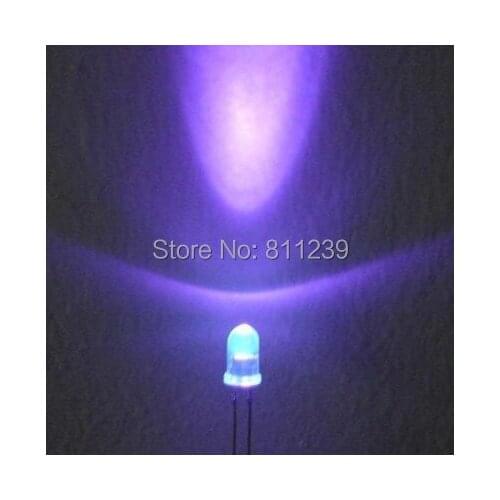 1000PCS 3MM Purple / UV LED super bright F3 LED Diodes